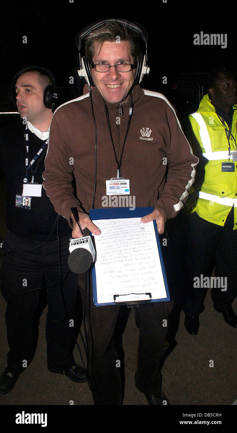 Tony Livesey, Preparations for the Royal Wedding of Prince William and