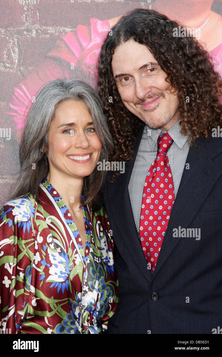 Suzanne Krajewski, Weird Al Yankovic The Premiere of 'Bridesmaids' held at Mann Village Theatre - Arrivals Los Angeles, California - 28.04.11 Stock Photo