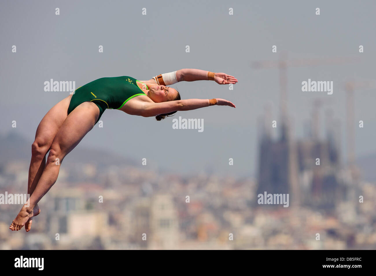 Barcelona, Spain. 24th July, 2013. Broben Brittany of Australia (AUS) in action during the
