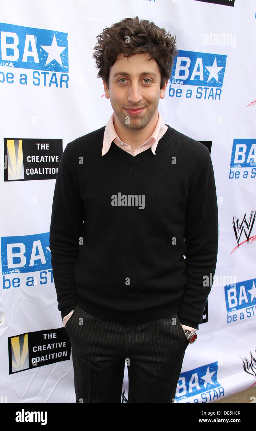 Simon Helberg Anti-Bullying Alliance 'Be A Star' launched by The Creative Coalition, A-List celebs and WWE at The Washington Club - Arrivals Washington, DC, USA - 29.04.11 Stock Photo