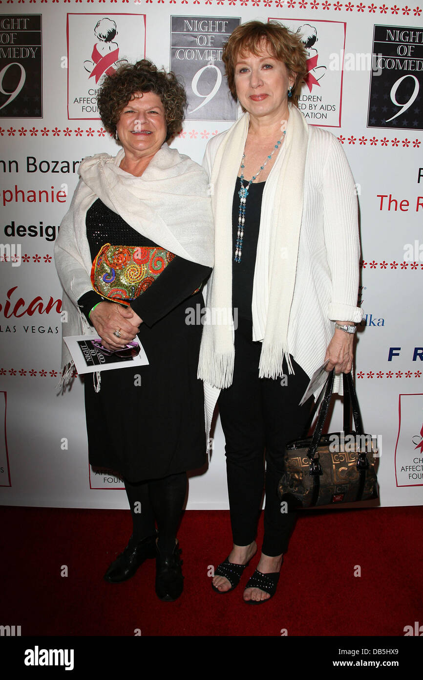 Mary Pat Gleason and Cathy Lind Hayes The 9th Annual Night of Comedy Benefiting the Children Affected by AIDS Foundation held at the Saban Theatre Beverly Hills, California - 30.04.11 Stock Photo