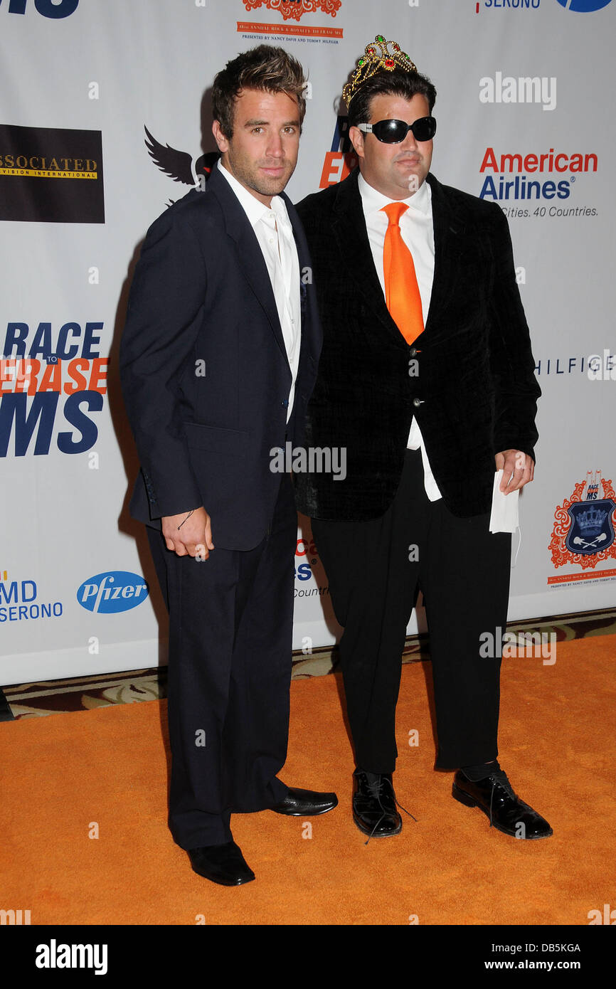 Jason Wahler and Jason Davis 18th Annual Race To Erase MS held at the Hyatt Regency Century Plaza - Arrivals Los Angeles, California - 29.04.11 Stock Photo