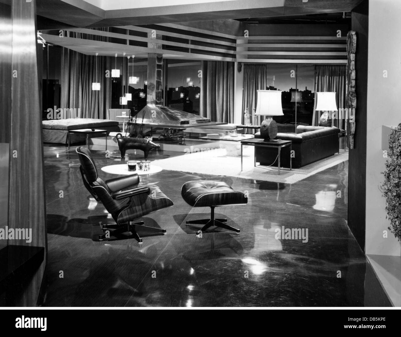 movie, 'Murder Party' (Das Moerderspiel), DEU / FRA 1961, director: Helmut Ashley, film location, Third-Party-Permissions-Neccessary Stock Photo