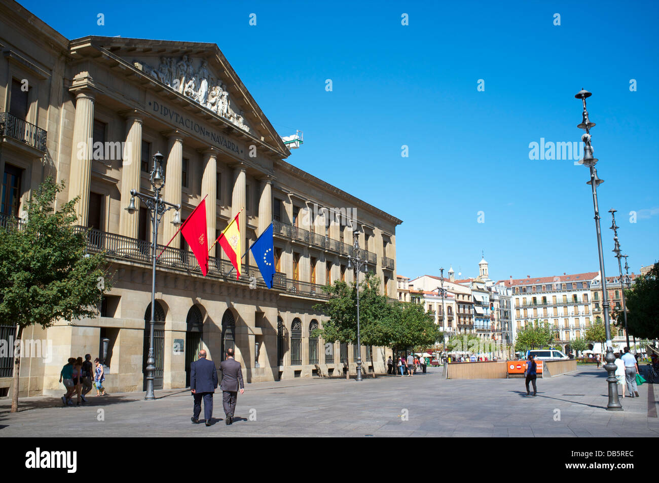 Palacio de Navarra, Pamplona, Navarre, Spain Stock Photo Alamy