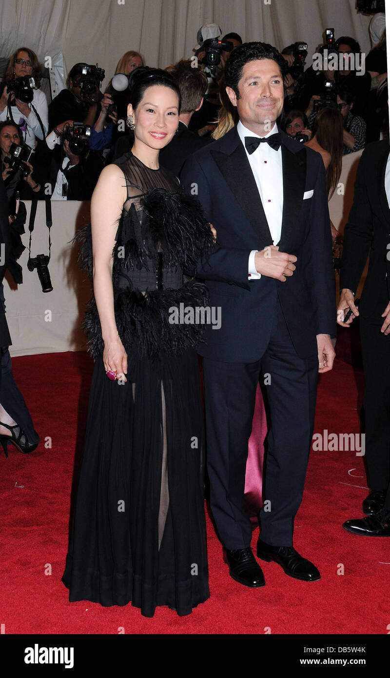 Lucy Liu and Matteo Marzotto Alexander McQueen: Savage Beauty' Costume  Institute Gala 2011 at The Metropolitan Museum of Art New York City, USA -  02.05.11 Stock Photo - Alamy