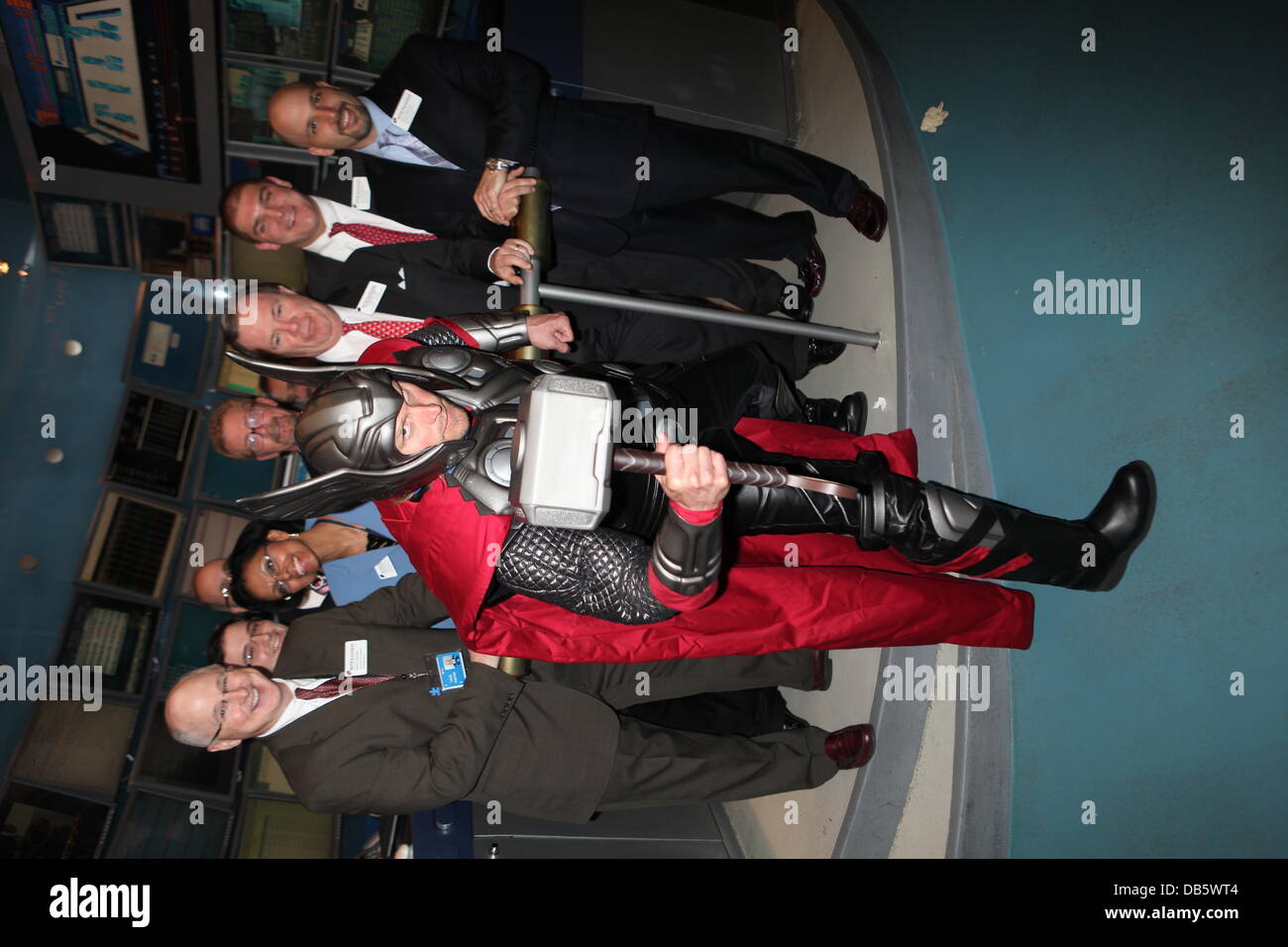 Marvel's iconic super hero The Mighty Thor rings the closing bell at ...