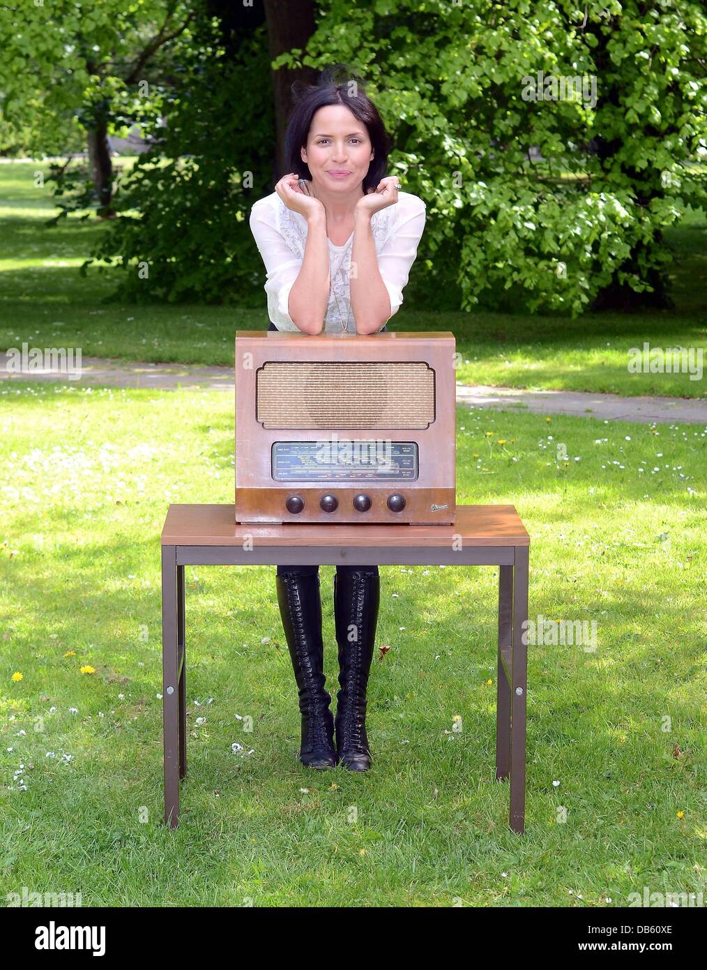 Andrea Corr of The Corrs poses at RTE to promote her solo
