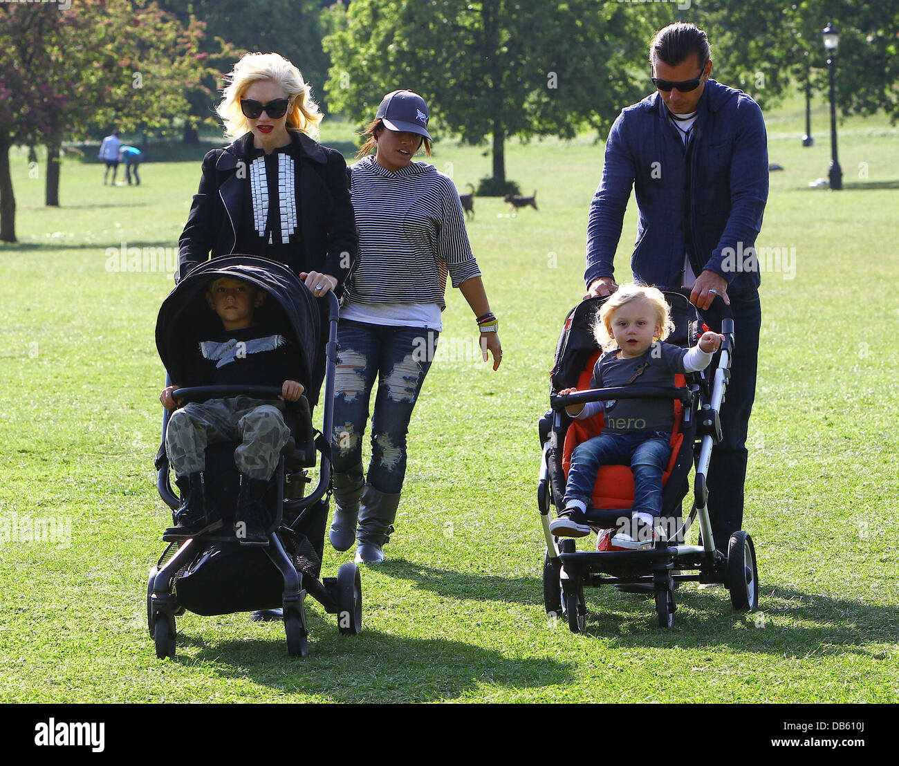 Gwen Stefani, Kingston, Gavin Rossdale, Zuma Gwen Stefani and family