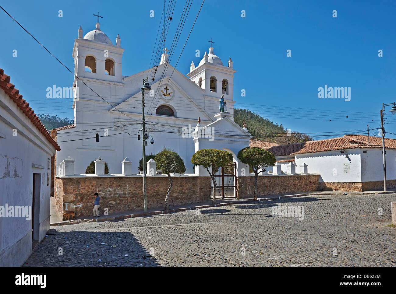 church Iglesia de la Recoleta, colonial buildings, Sucre, Bolivia, South America Stock Photo