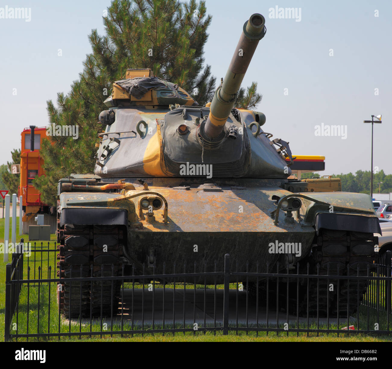 M-60A3 Main battle tank, front. Stock Photo