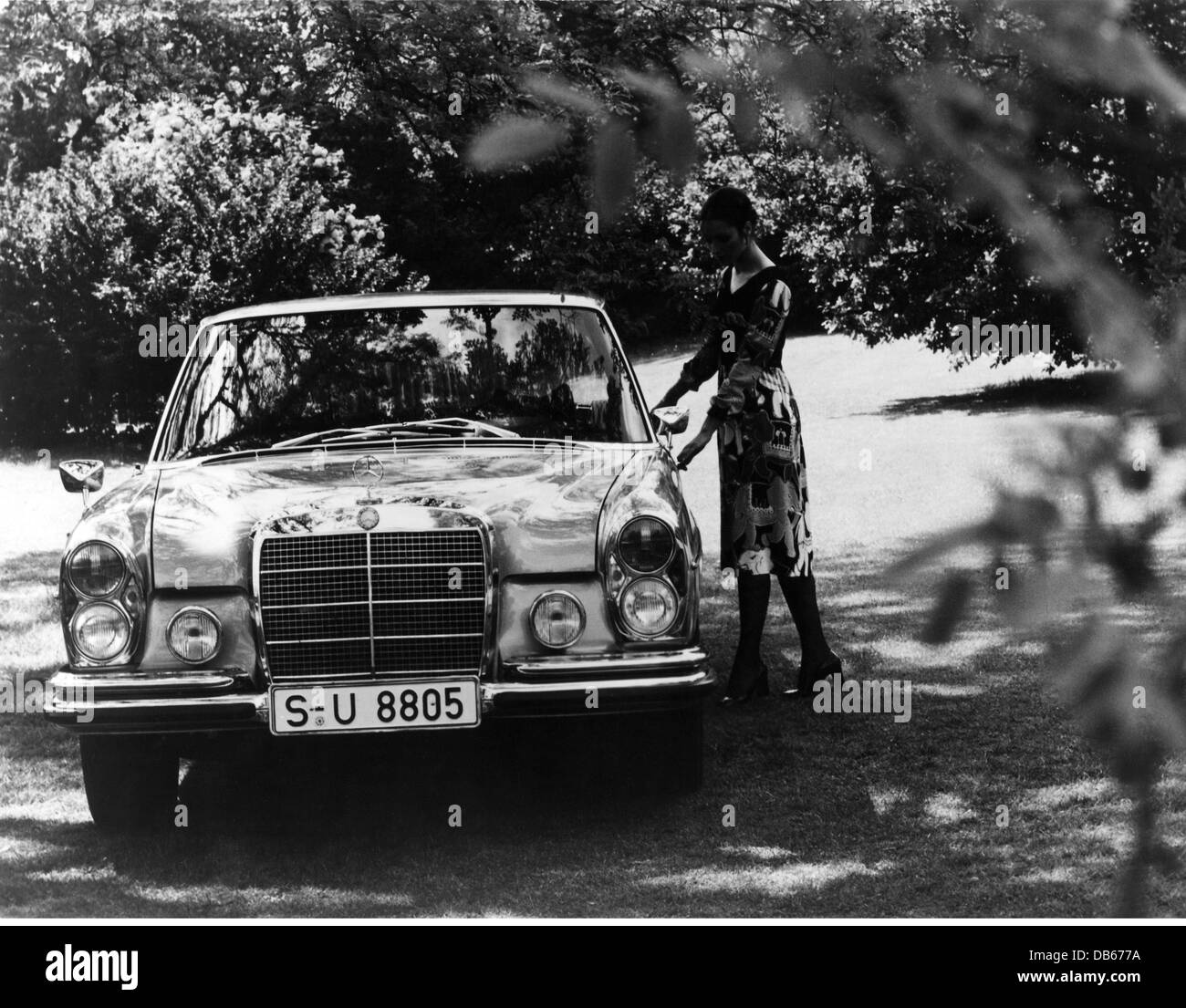 transport / transportation, cars, Mercedes-Benz 280 SE, circa 1970, Additional-Rights-Clearences-Not Available Stock Photo