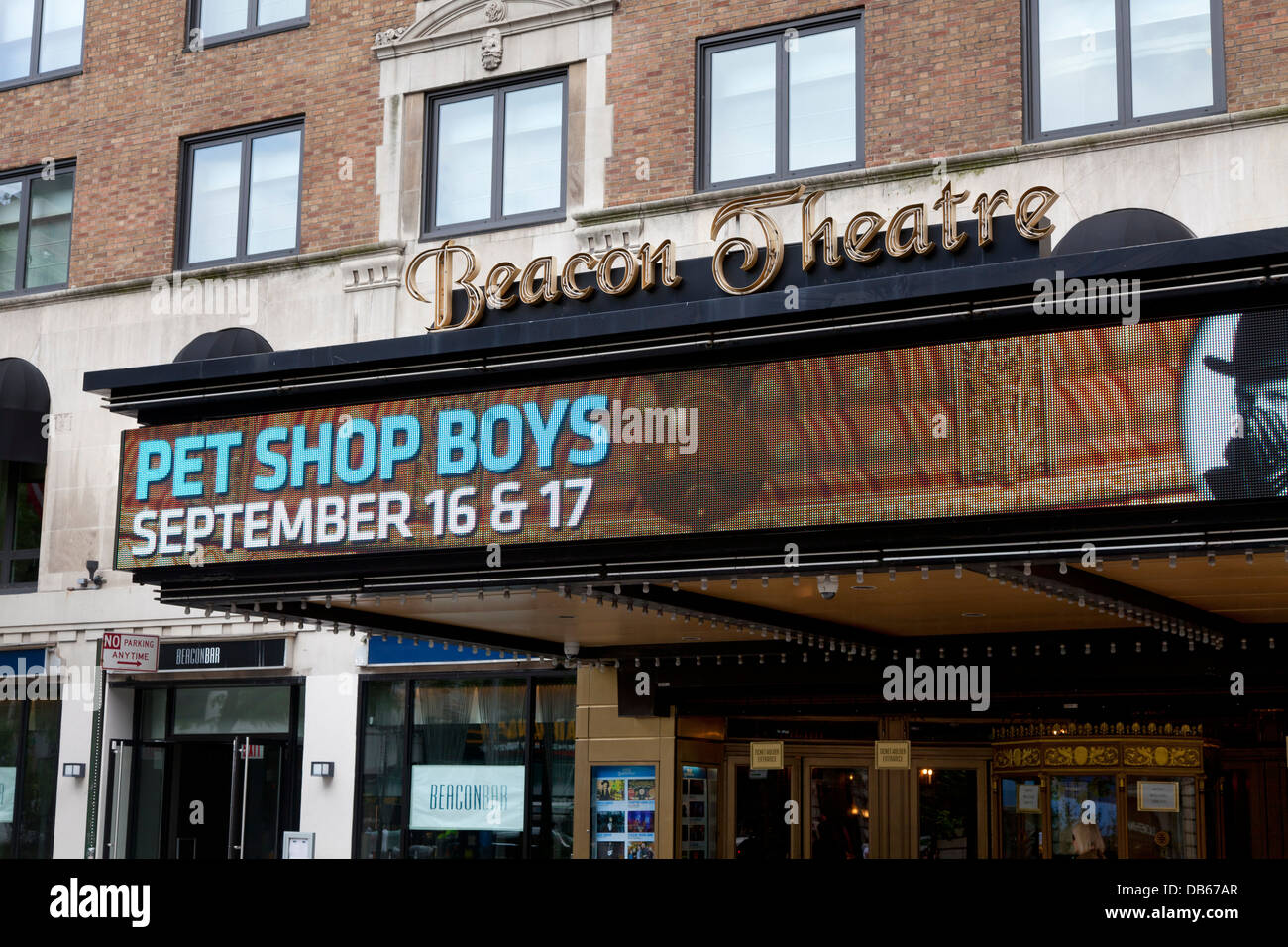 Beacon theatre on Broadway in New York City Stock Photo