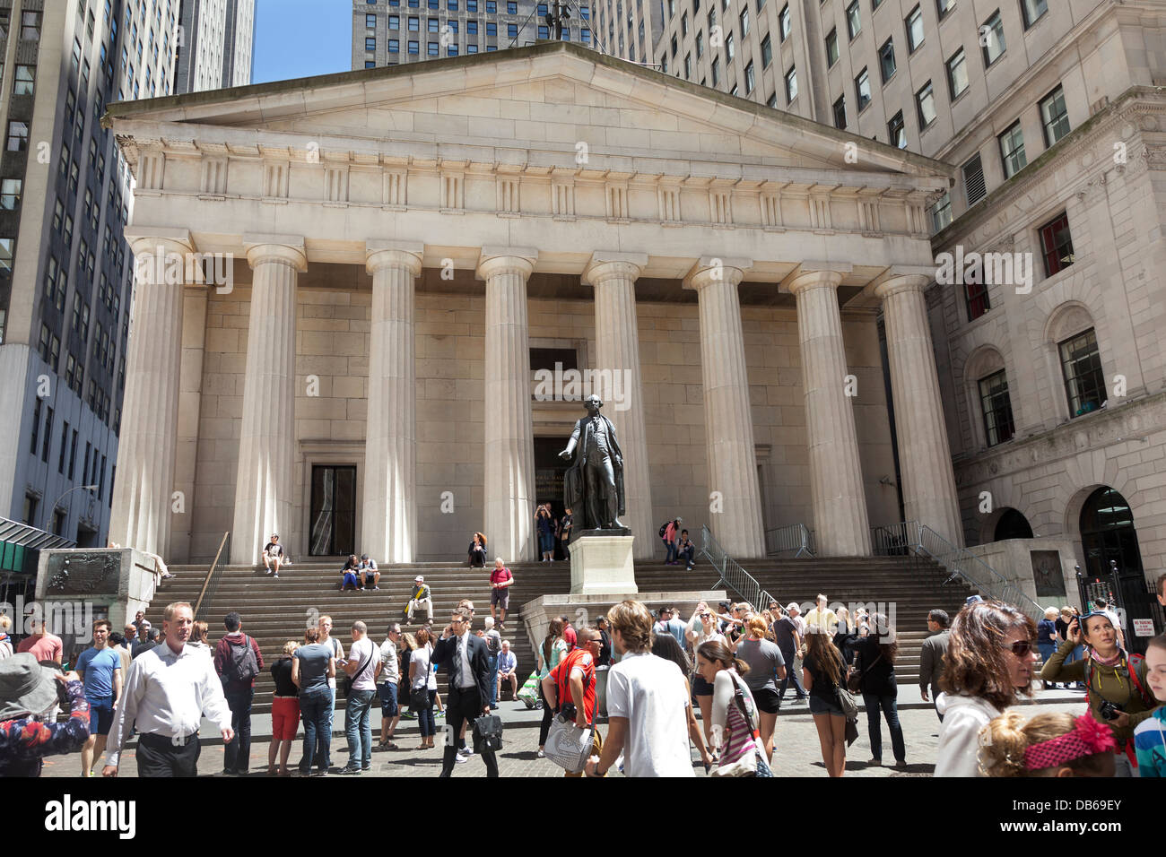 washington statue new york hires stock photography and images