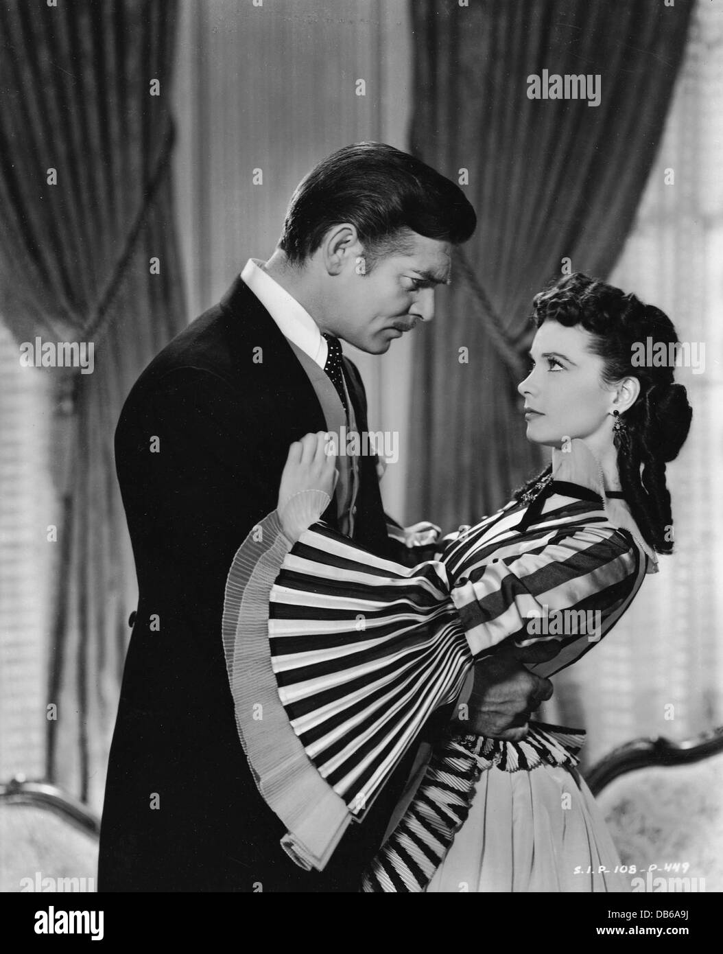 GONE WITH THE WIND Selznick International Pictures, 1939. Directed by Victor Fleming, George Cukor, Sam Wood. Clark Gable, Vivia Stock Photo