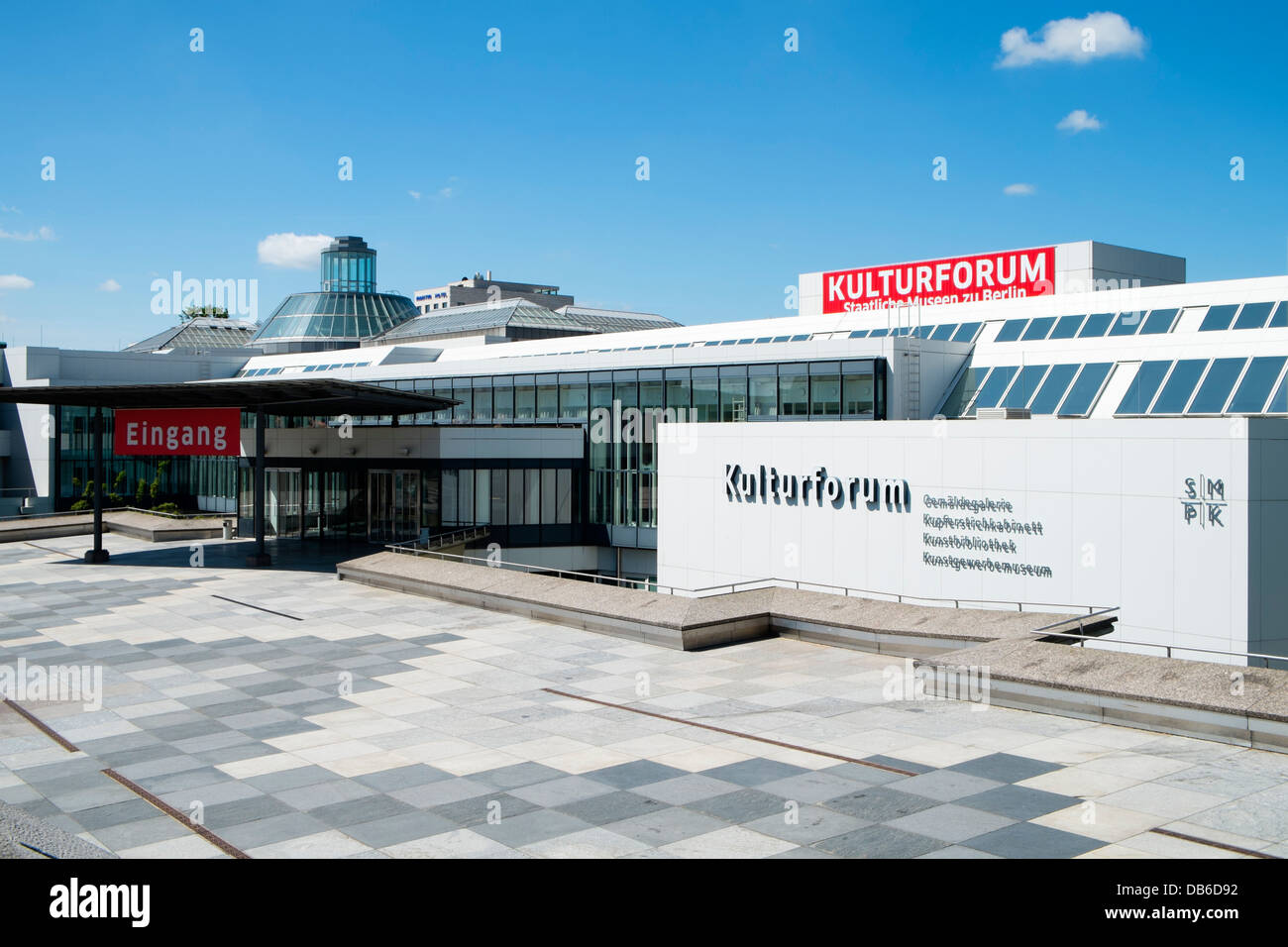 Gemaldegalerie art museum in Kulturforum museum complex in Berlin Germany Stock Photo