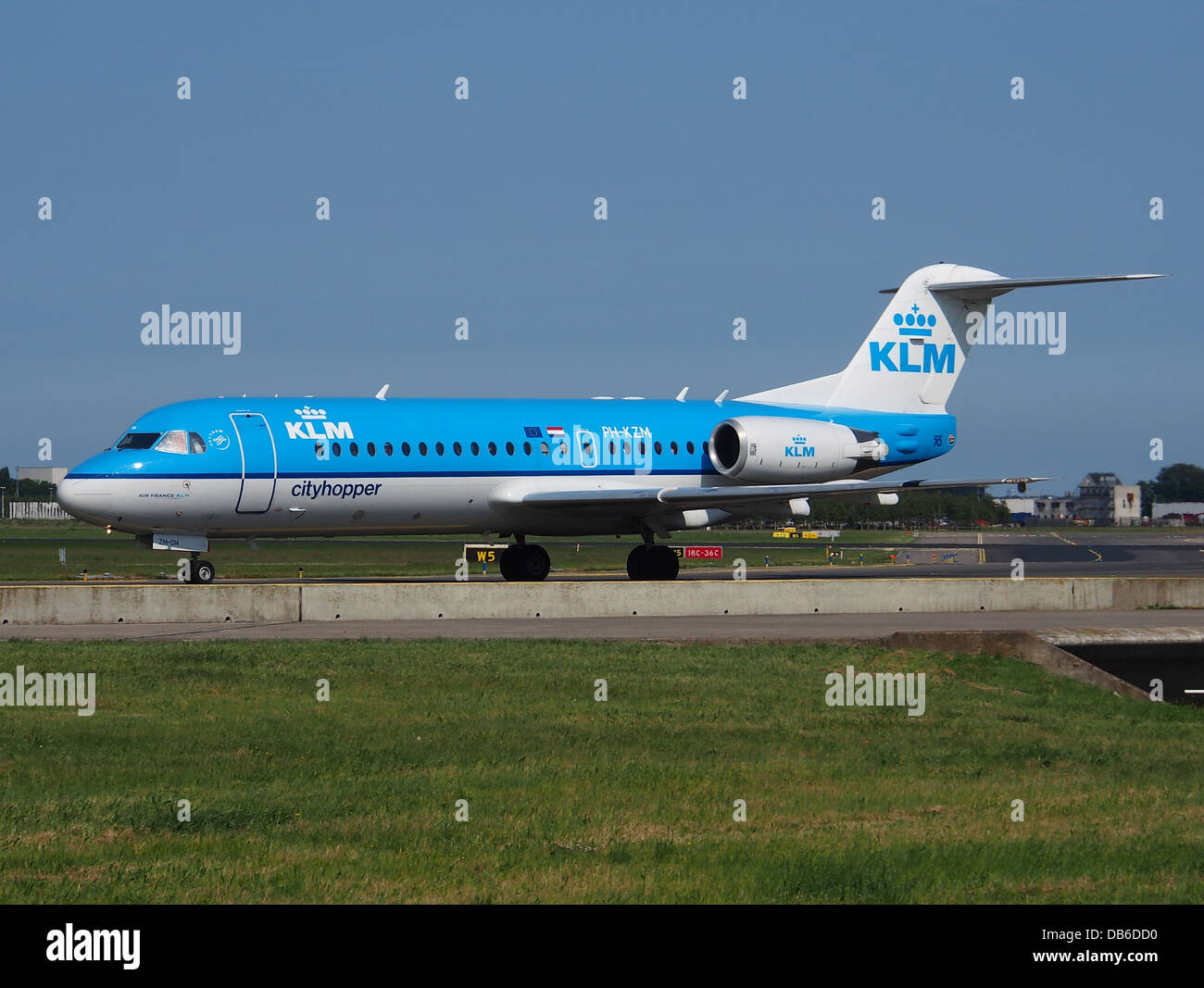PH-KZM KLM Cityhopper Fokker F70 - cn 11561 - 1 Stock Photo