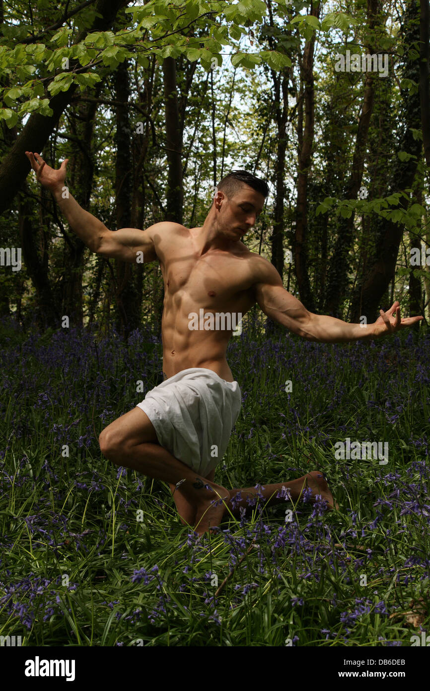 Male model posing outdoor hi-res stock photography and images - Alamy