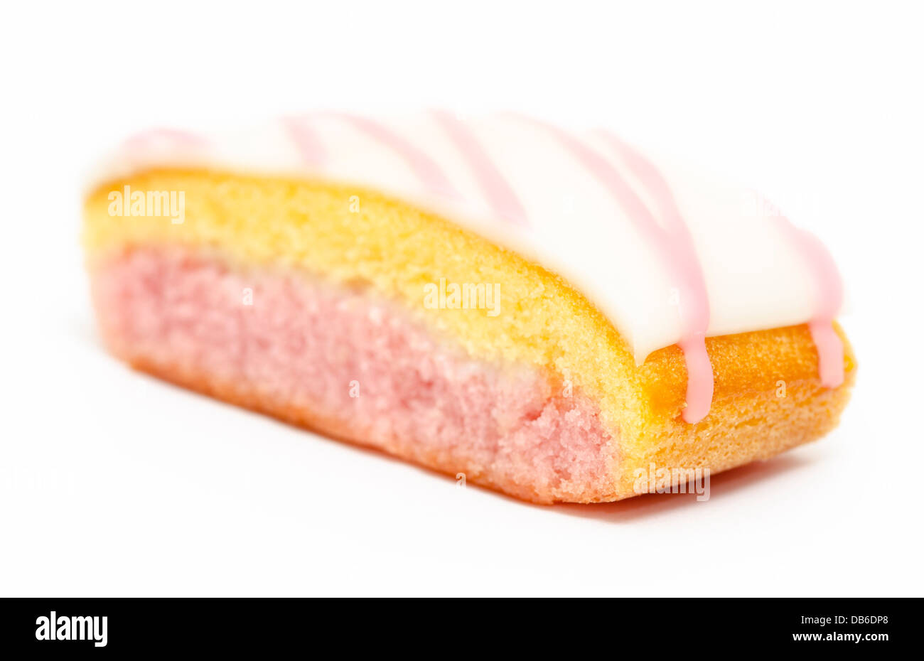 Angel cake slice Stock Photo - Alamy