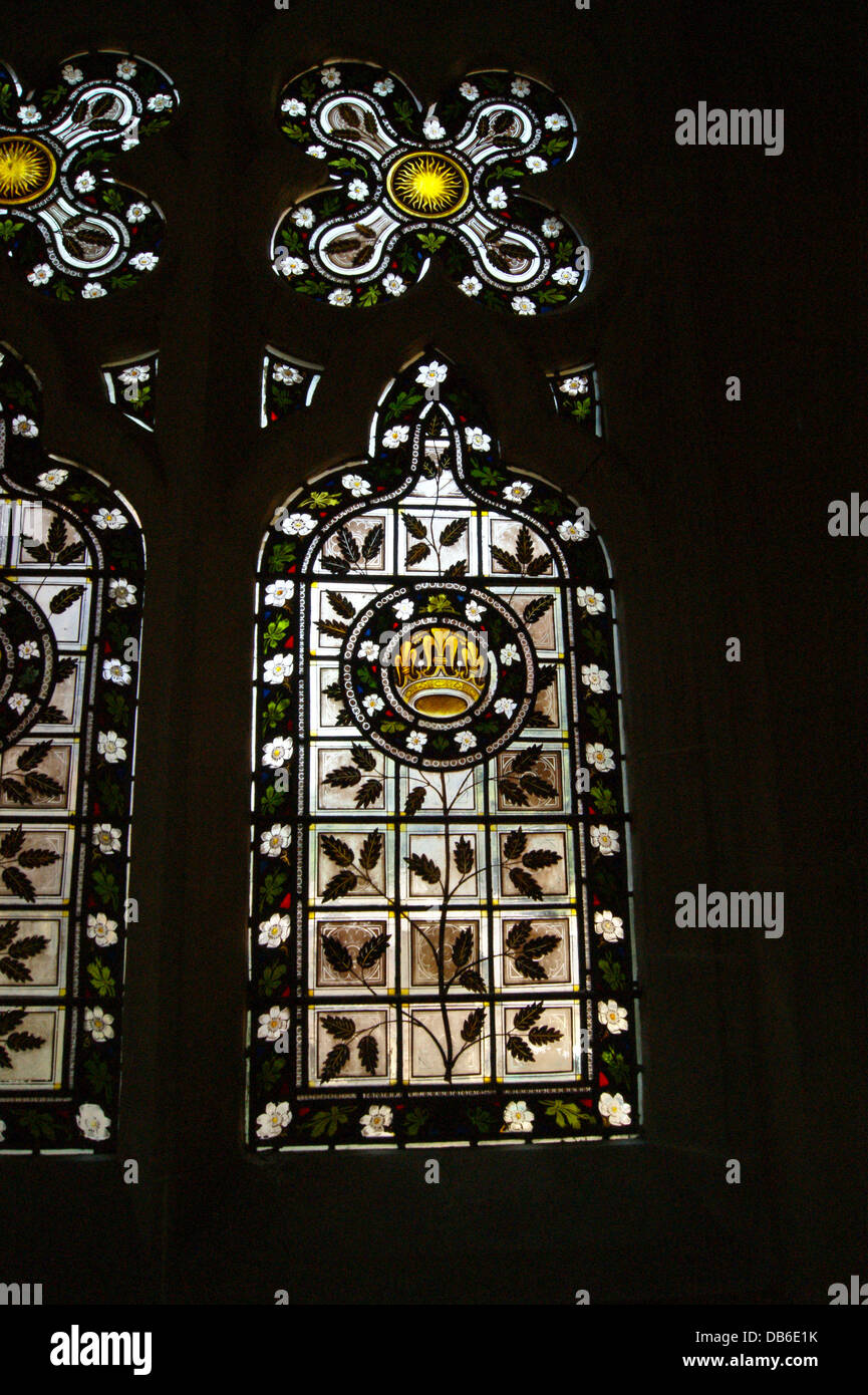 Victorian stained glass, Tyntesfield House, 186777, Wraxall, Somerset