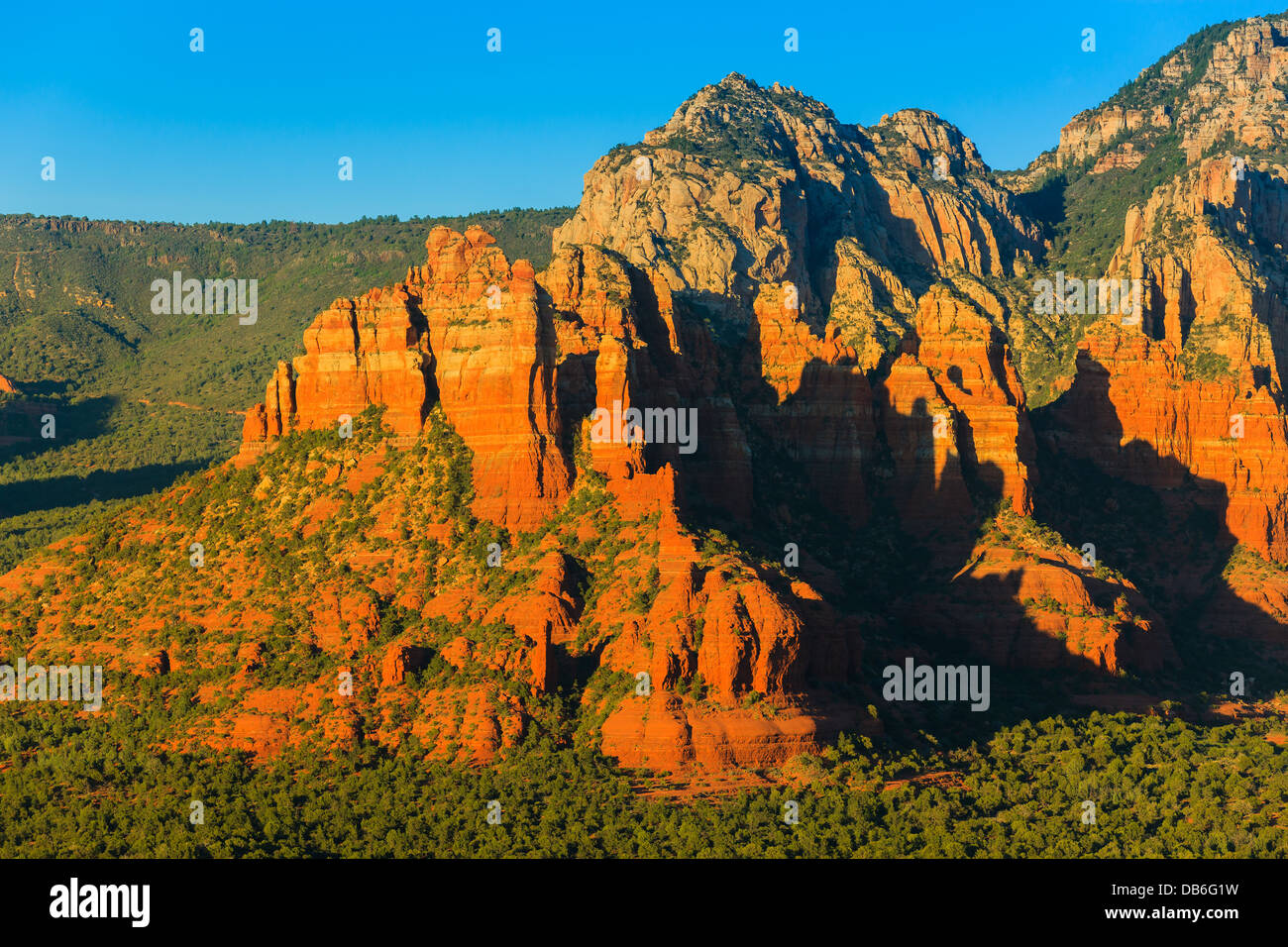 Rock formations just outside Sedona, Arizona Stock Photo