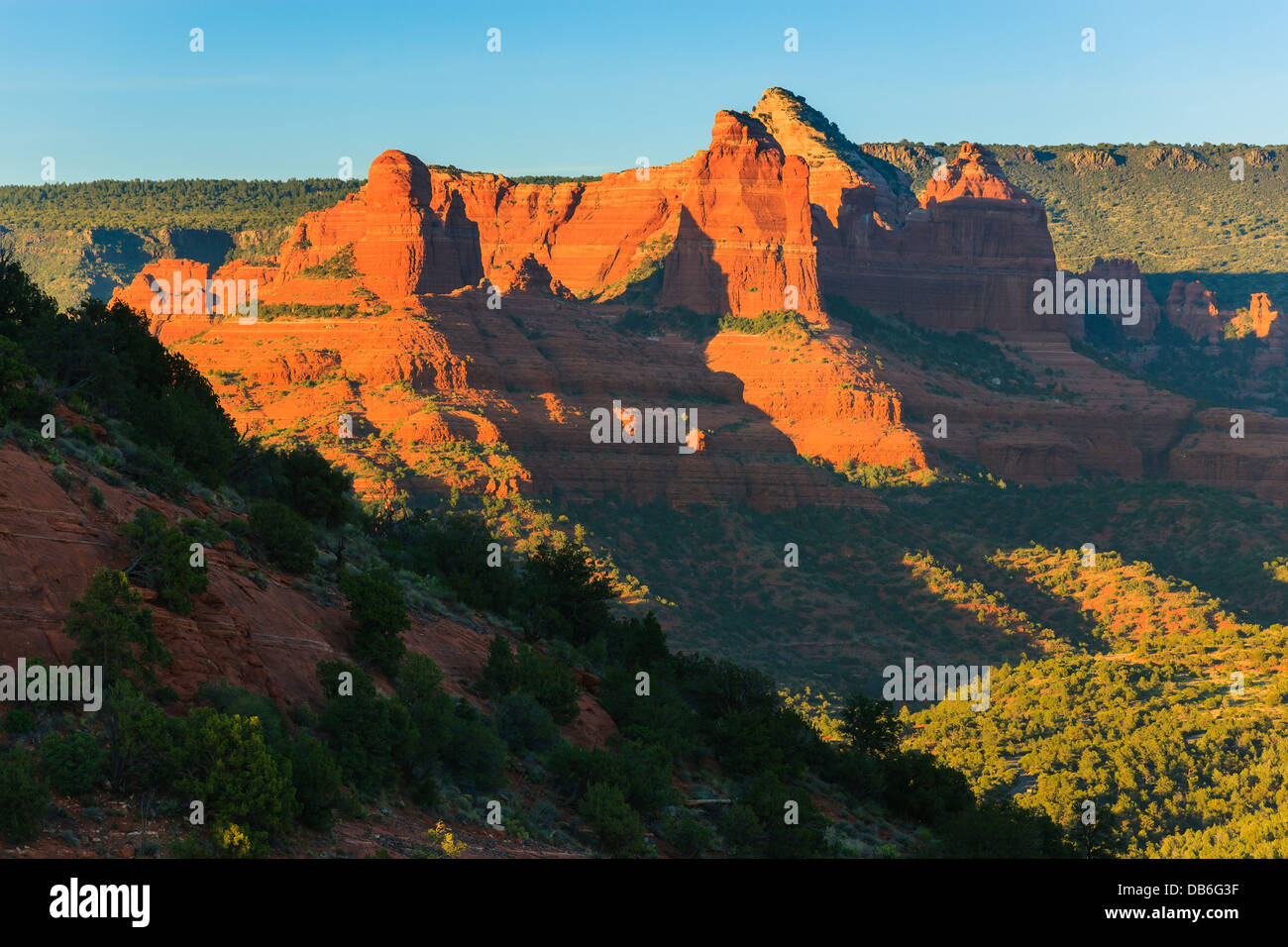 Rock formations just outside Sedona, Arizona Stock Photo