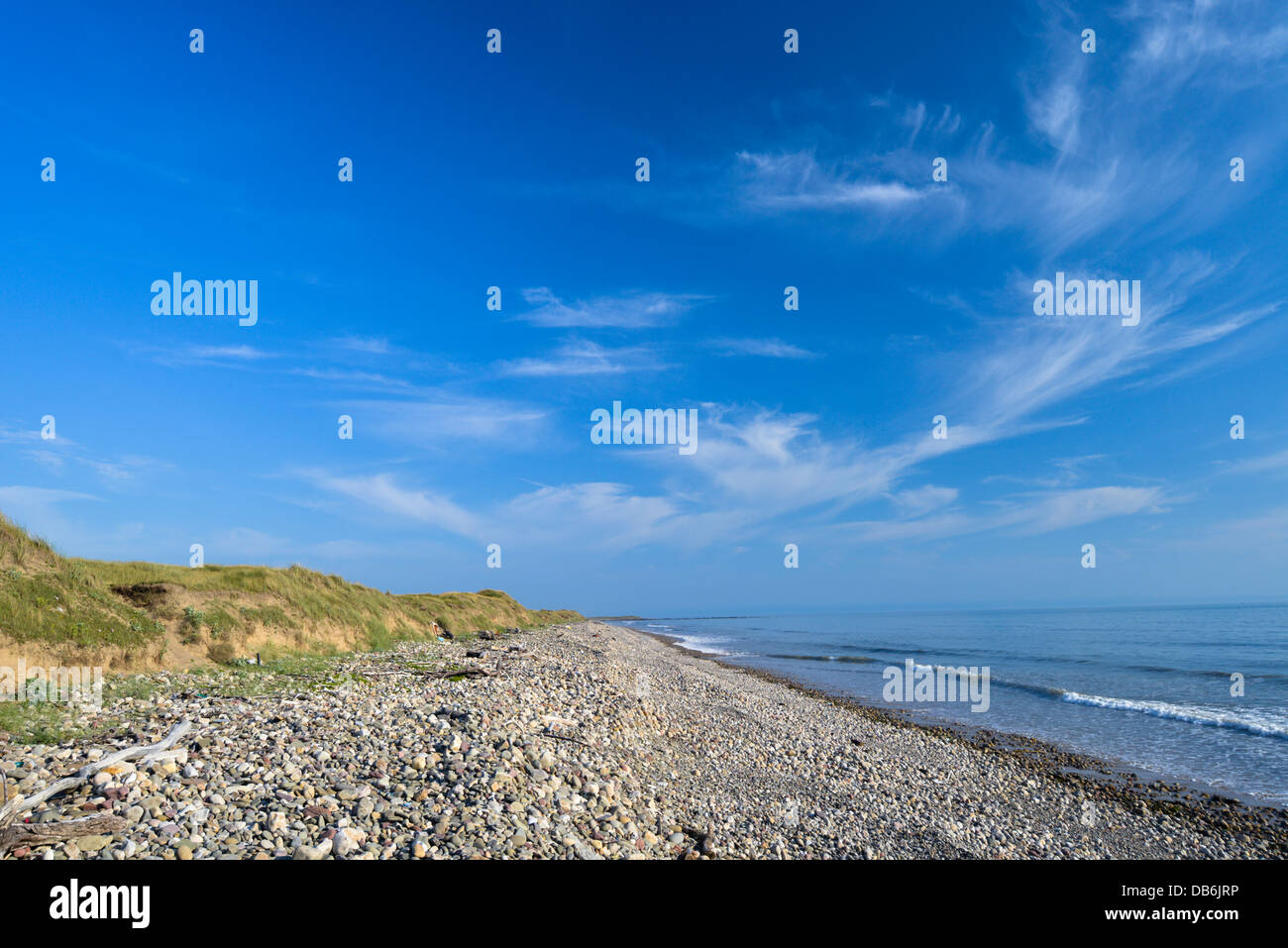 The beach at Kenfig Nature Reserve, South Wales Stock Photo