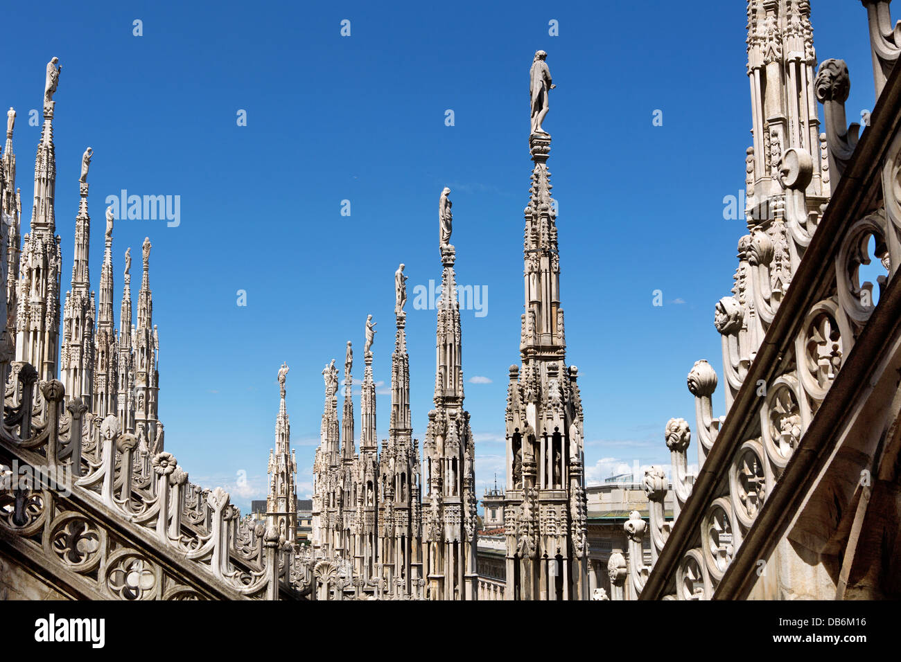 Duomo di Milano. The Cathedral in Milan, Italy. Stock Photo