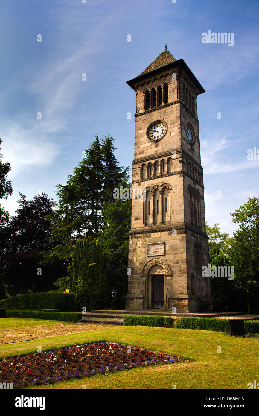 Friary Clock Tower, Lichfield, Staffordshire, England, UK Stock Photo
