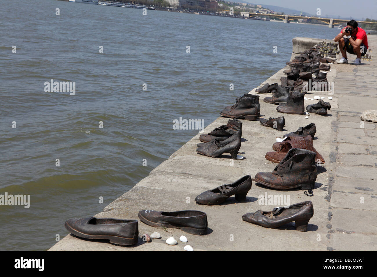 Shoes on the Danube Promenade, Budapest, Hungary Stock Photo - Alamy