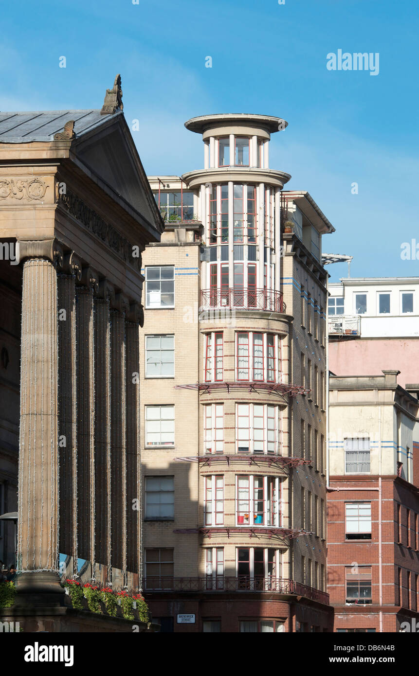 The Old Sheriff Court Portico Wilson Street, Glasgow Stock Photo Alamy