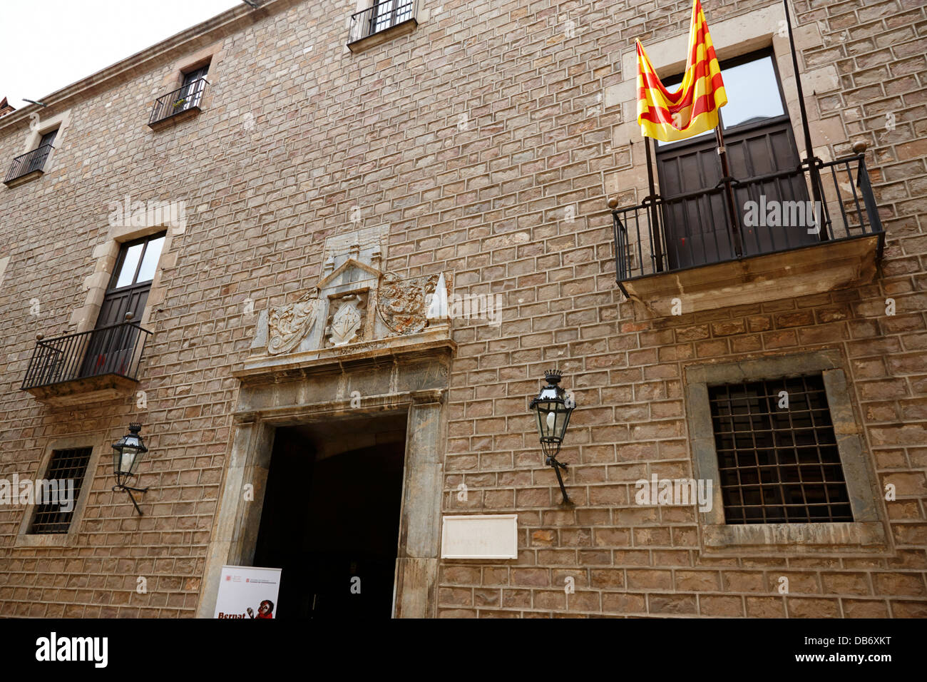 Instituto de Estudios Catalanes Barcelona Catalonia Spain Stock Photo