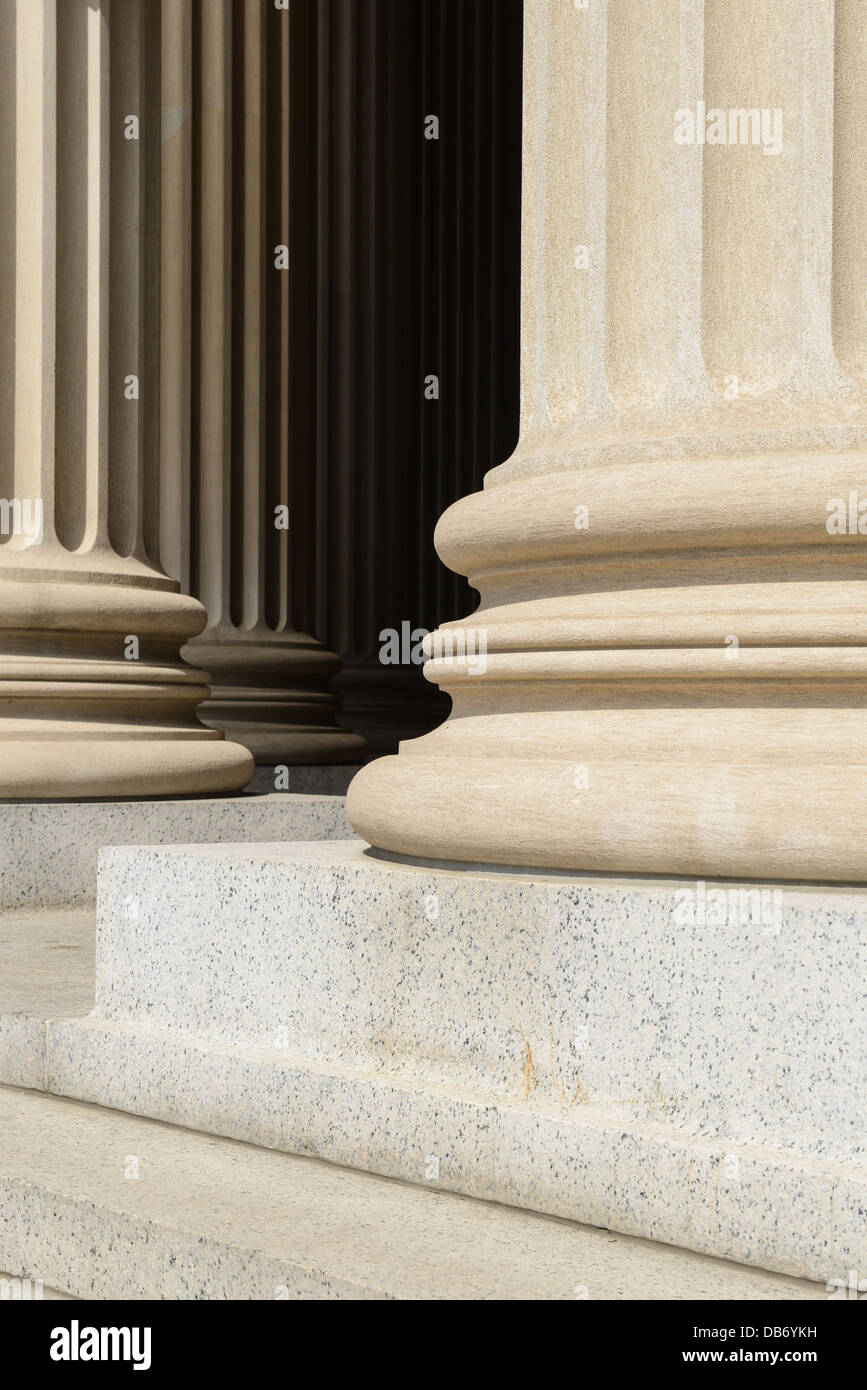 Pillars of Law Stock Photo Alamy