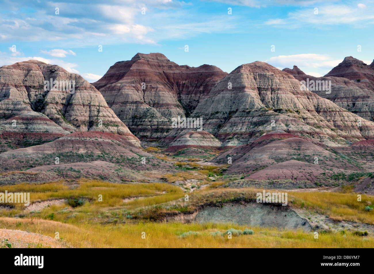 The Badlands South Dakota landscape Stock Photo