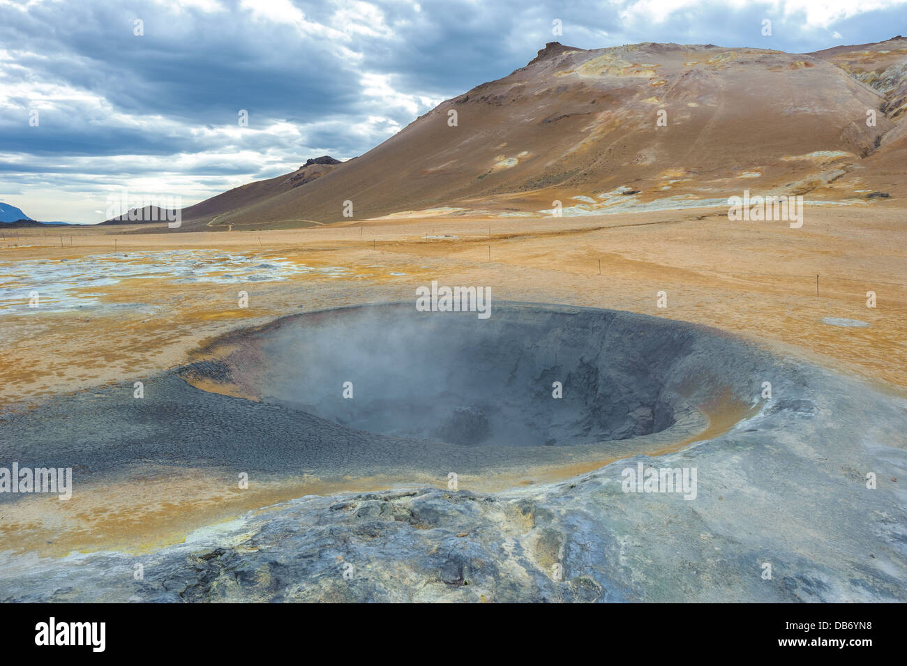 Hverarondor Hverir hot springs, Iceland Stock Photo