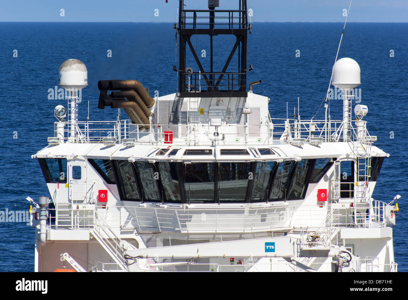 The MV Blue Fighter North Sea Oil Industry Supply Ship Stock Photo - Alamy