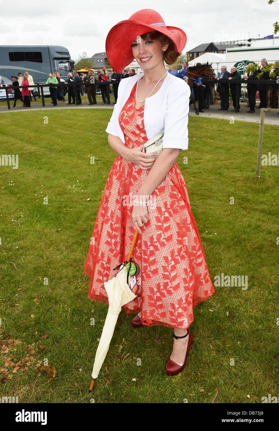 Ciara Devitt (Runner Up Best Dressed Lady) Punchestown Ladies Day final
