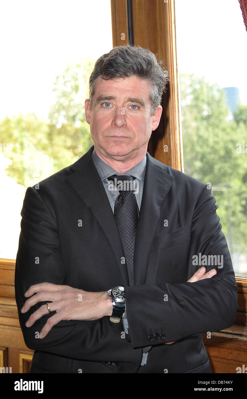 US novelist Jay McInerney poses after being awarded the Vermeil medal ...