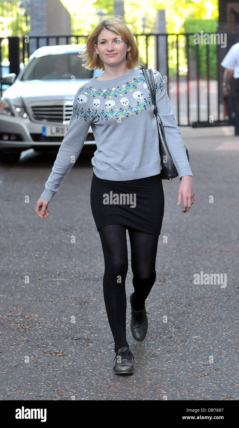 Jodie Whittaker leaves the ITV studios London, England - 09.05.11 Stock  Photo - Alamy