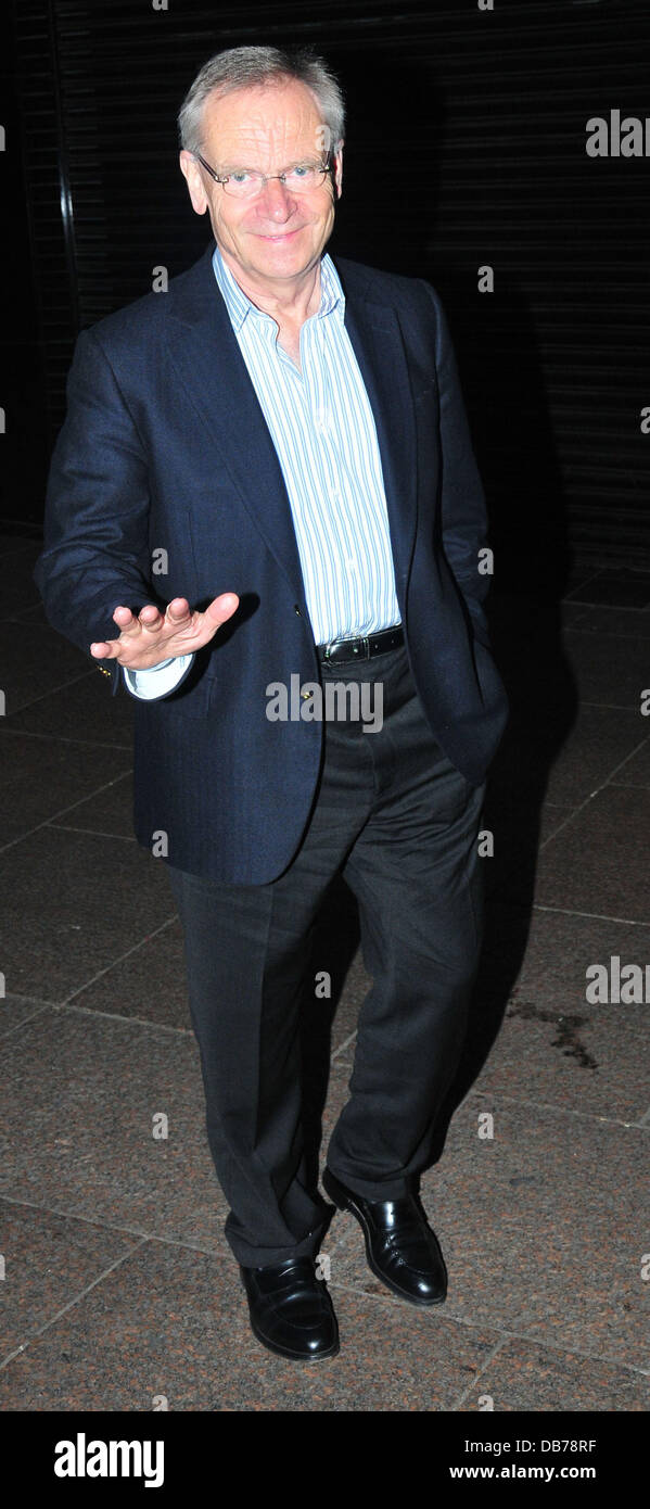 Jeffrey Archer, at the UK premiere of 'Fire In Babylon' held at the Odeon Leicester Square - Departures London, England - 09.05.11 Stock Photo