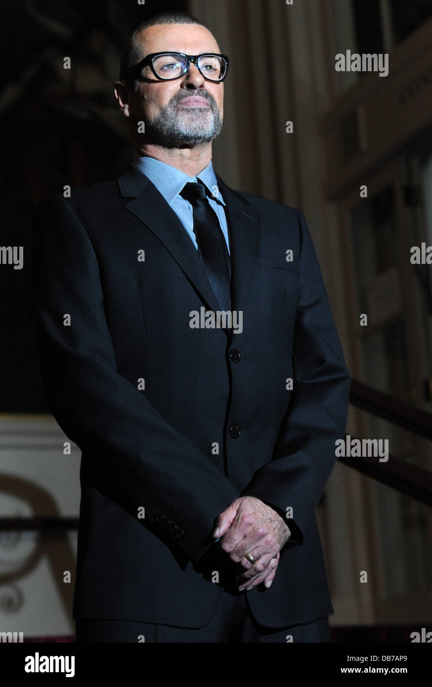 Michael George Opera George Michael attends a press conference at the Royal Opera House to ...