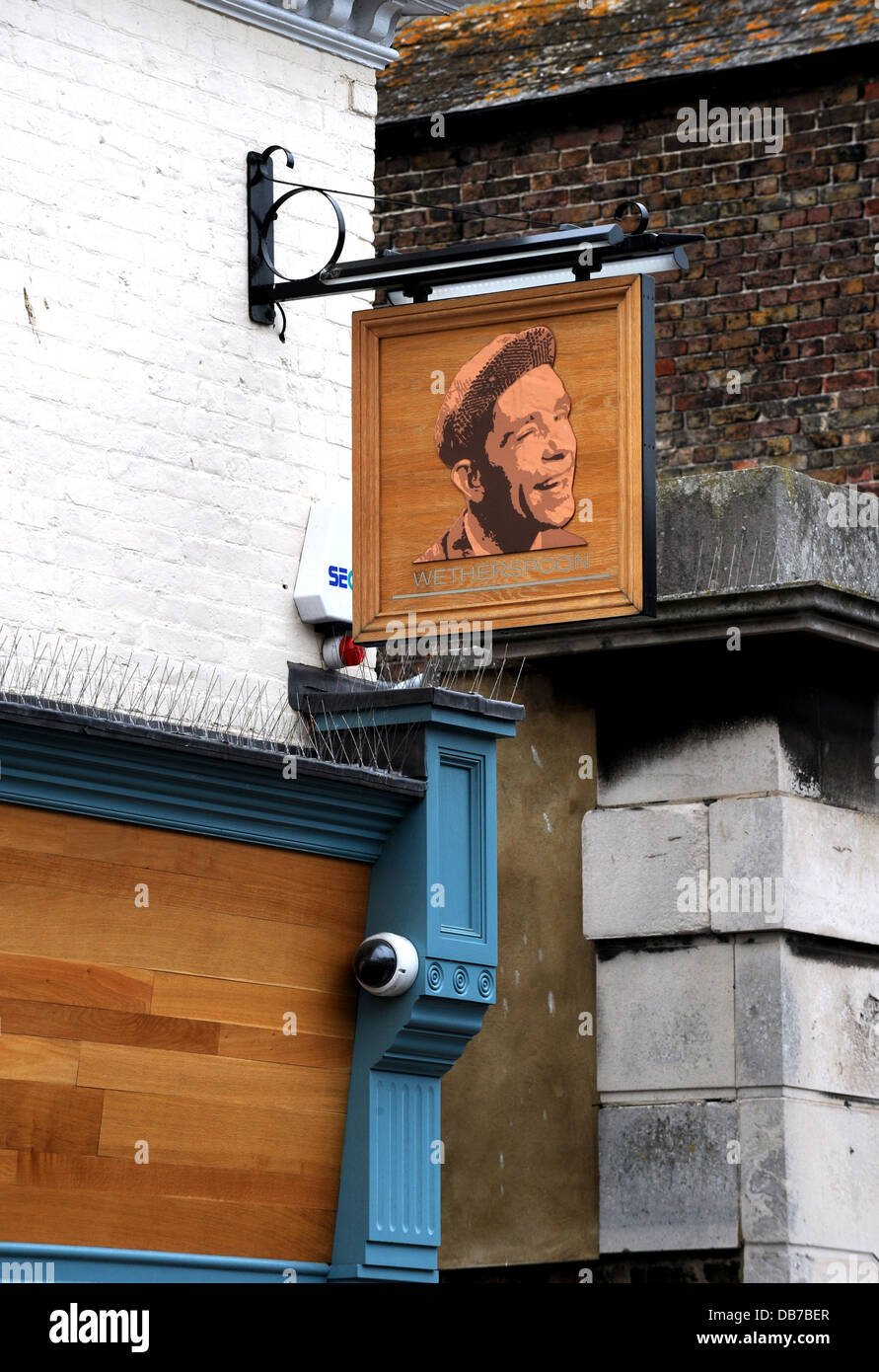 The Sir Norman Wisdom pub and bar in Deal Kent UK Stock Photo Alamy