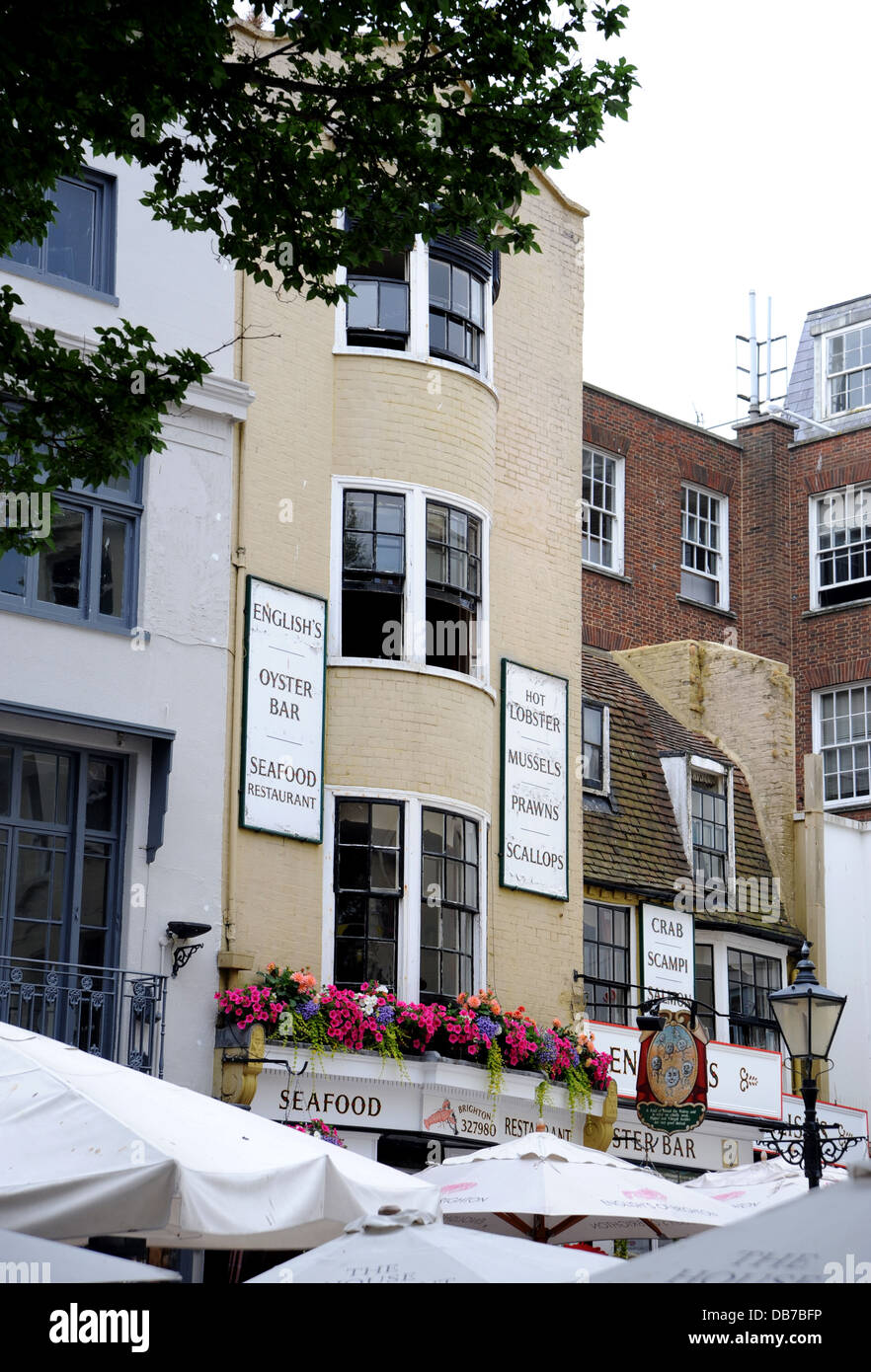 Exterior view of English's seafood restaurant Brighton UK Stock Photo