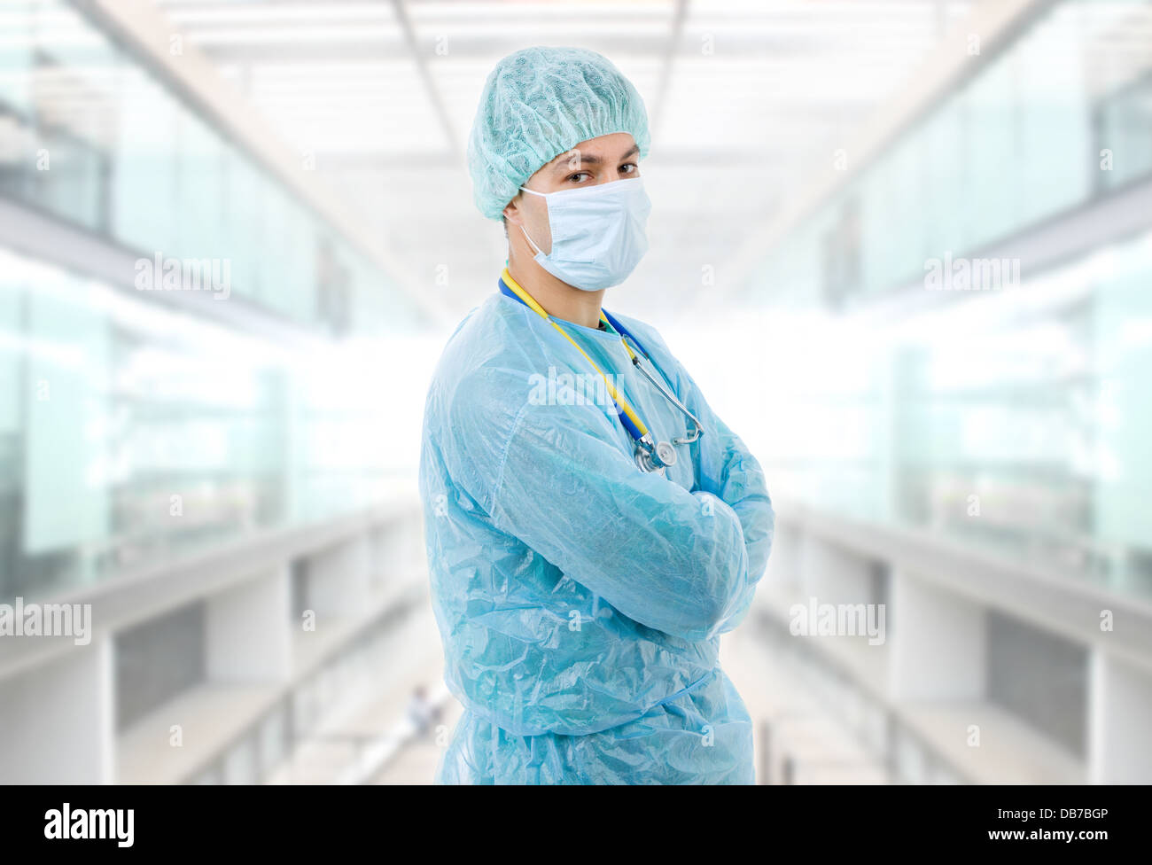 young male doctor at the hospital Stock Photo - Alamy