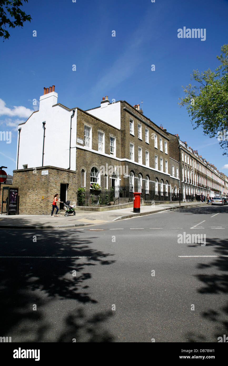 Highbury Terrace on Highbury Fields, Highbury, London, UK Stock Photo