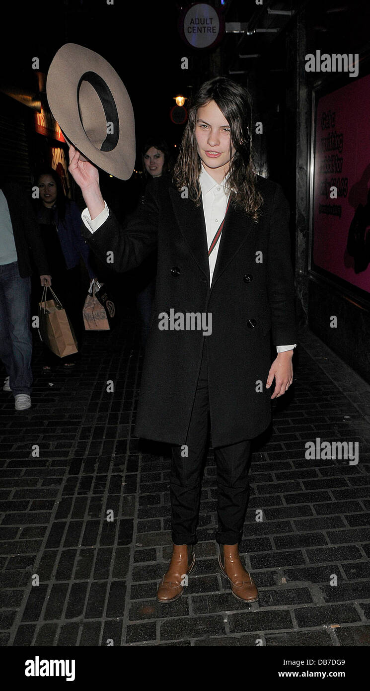 Coco Sumner arriving at The Box Club Soho. London, England 11.05.11 Stock Photo Alamy