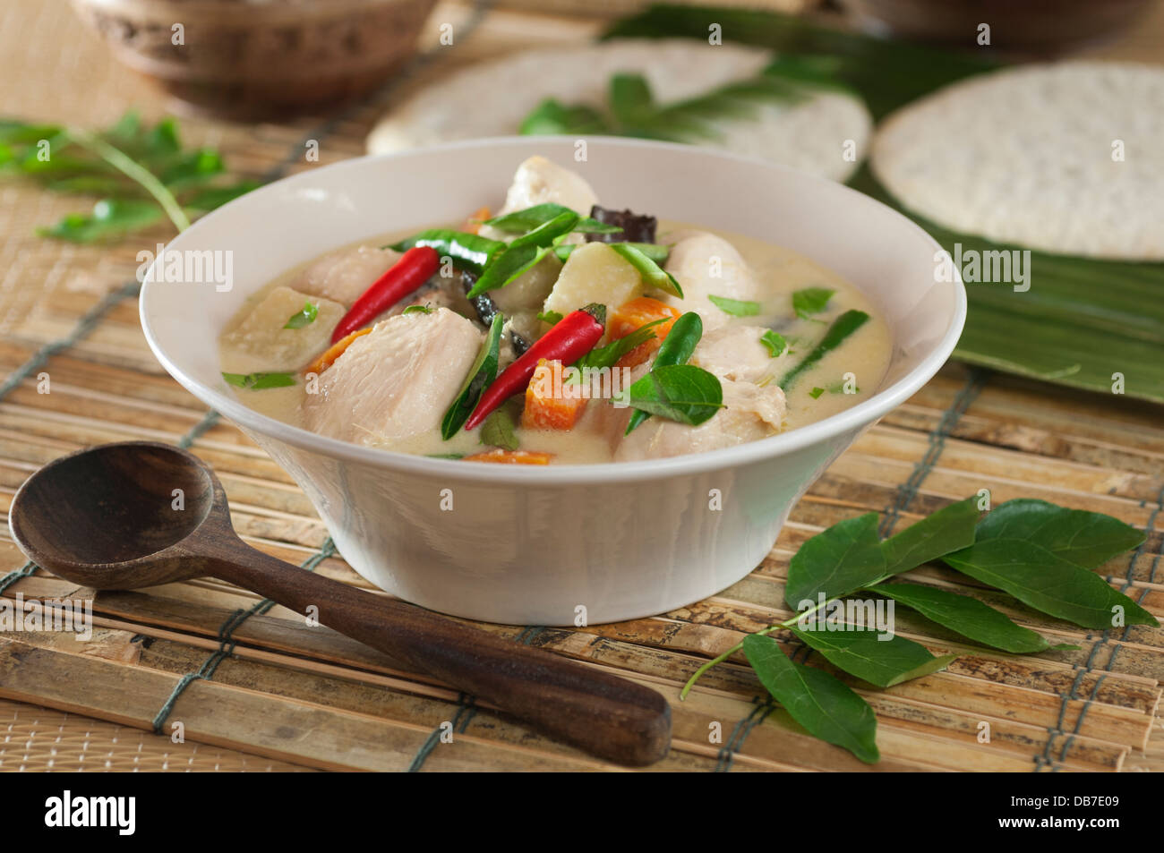 Kerala chicken stew Regional food India Stock Photo