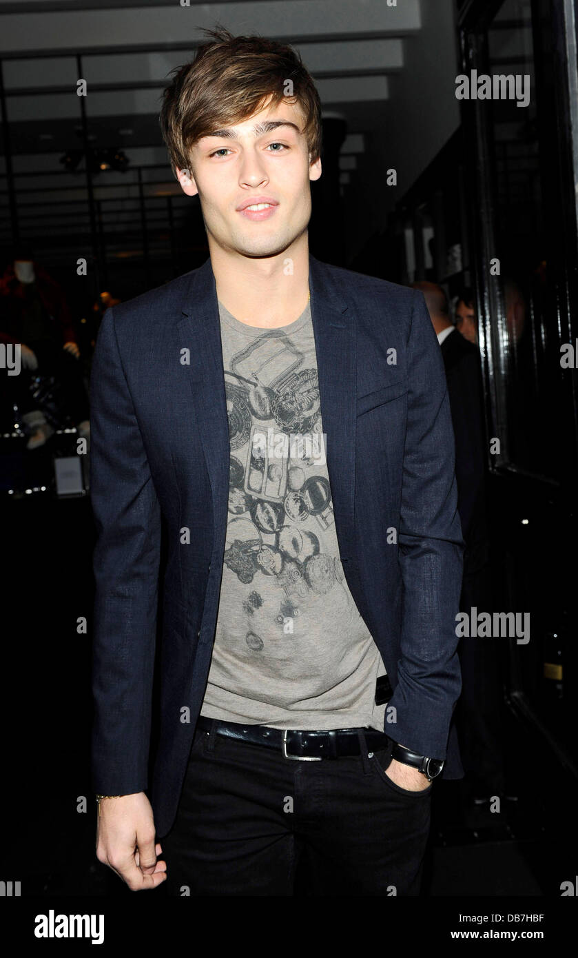 Douglas Booth Burberry party held at the Burberry Brit store, 41-42 King  Street in London London, England - 12.05.11 Stock Photo - Alamy