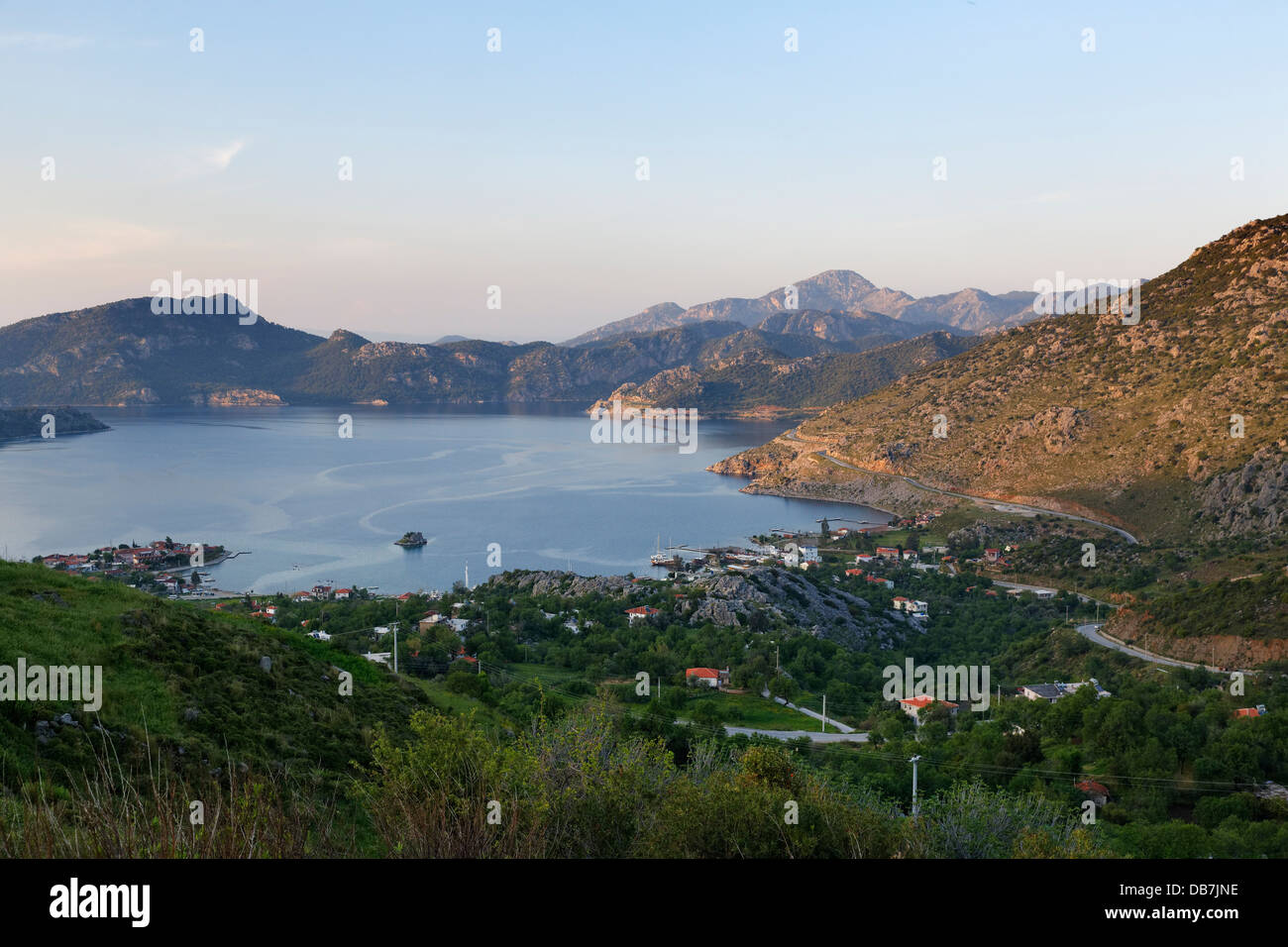 Selimiye on the Bozburun Peninsula Stock Photo