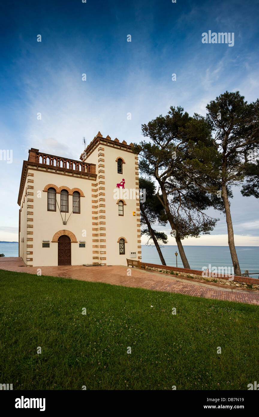 La Casa Forestal by the sea Stock Photo