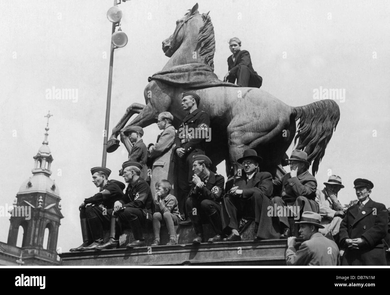 Nazism / National Socialism, event, Labour Day, preparation, arrival of